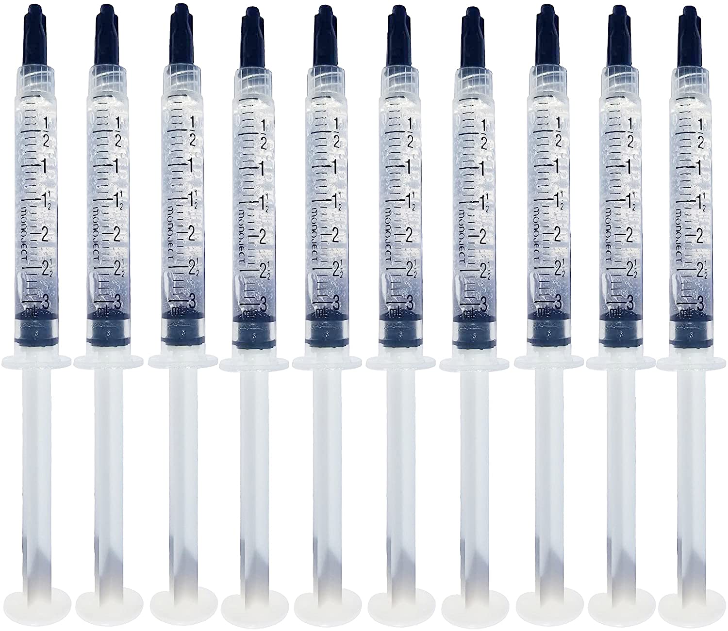 Bright White Smile 35% Teeth Whitening Gel Refills – 10 x 3ml (No Trays Included)