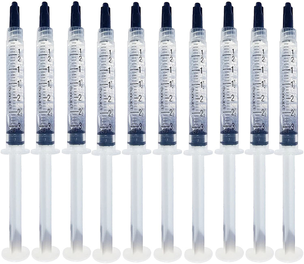 Bright White Smiles Teeth Whitening Gel Refill Kit - 10 Tubes, 44% Carbamide Peroxide