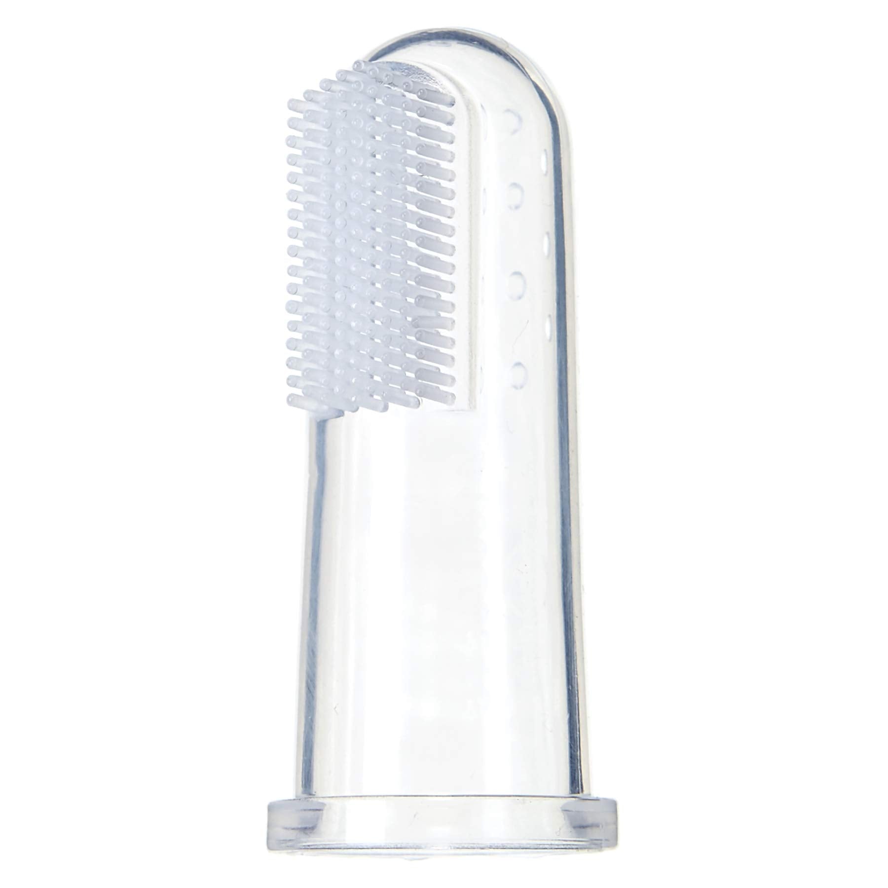 Brilliant Baby Finger Toothbrush – Silicone Gum Massager & Teether (Clear), 2 Count