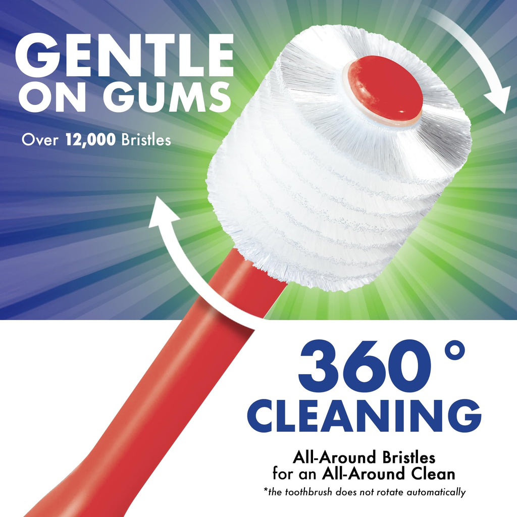 Brilliant Oral Care Kids Toothbrush – 3 Pack, Round Head, Ultra-Soft Bristles (Ages 5-9)