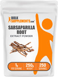 BulkSupplements.com Sarsaparilla Root Extract Powder - 1g Serving, 250g – Herbal & Gluten Free