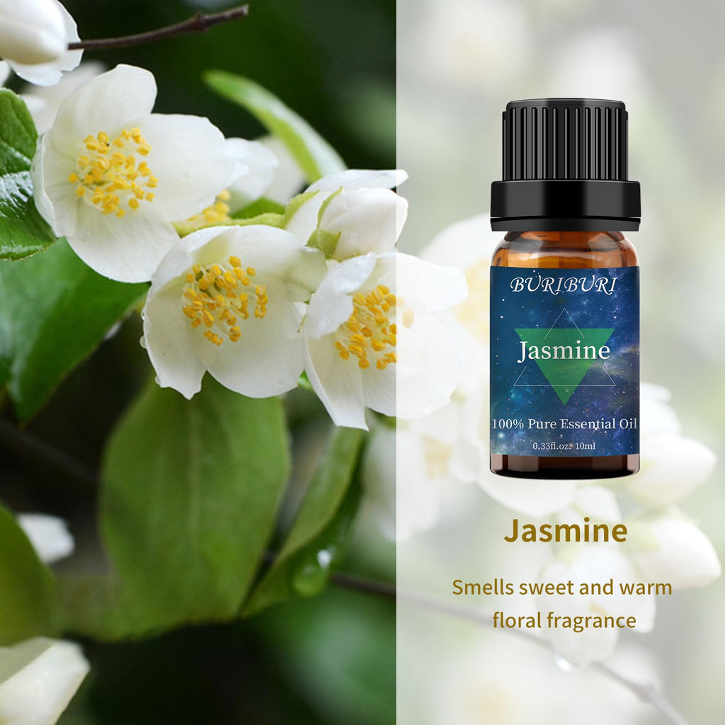 Lavender & Jasmine Essential Oils Gift Set – 10ml x 2 | 100% Pure