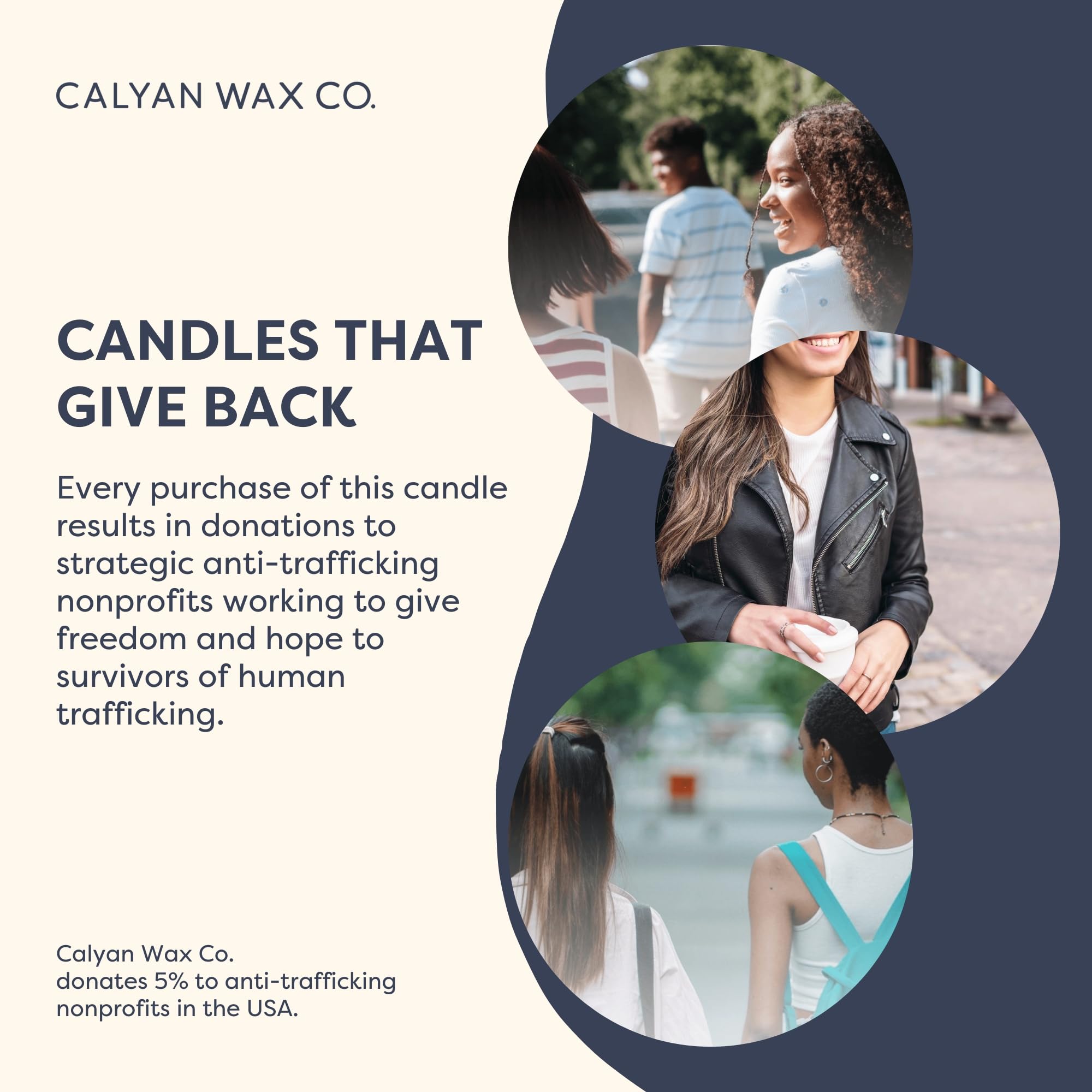 Calyan Wax Co. Evergreen & Eucalyptus 3-Wick Soy Candle – 14.9oz, 43h Burn