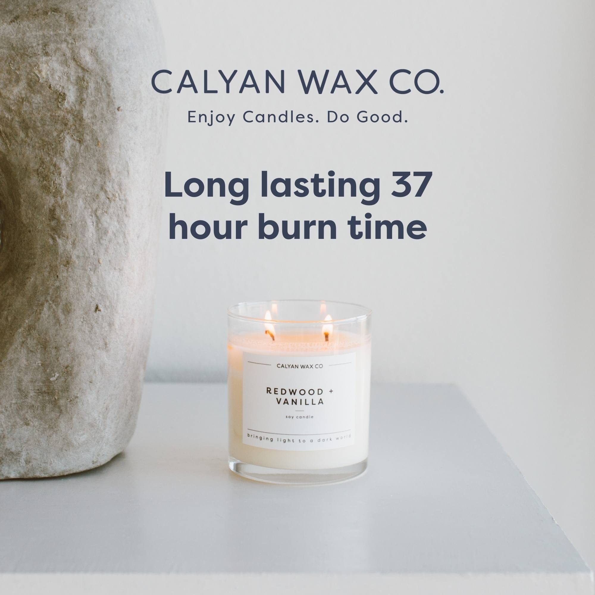 Texas Bluebonnets 2-Wick Soy Candle - Calyan Wax Co. - 8.8oz, 37hr Burn