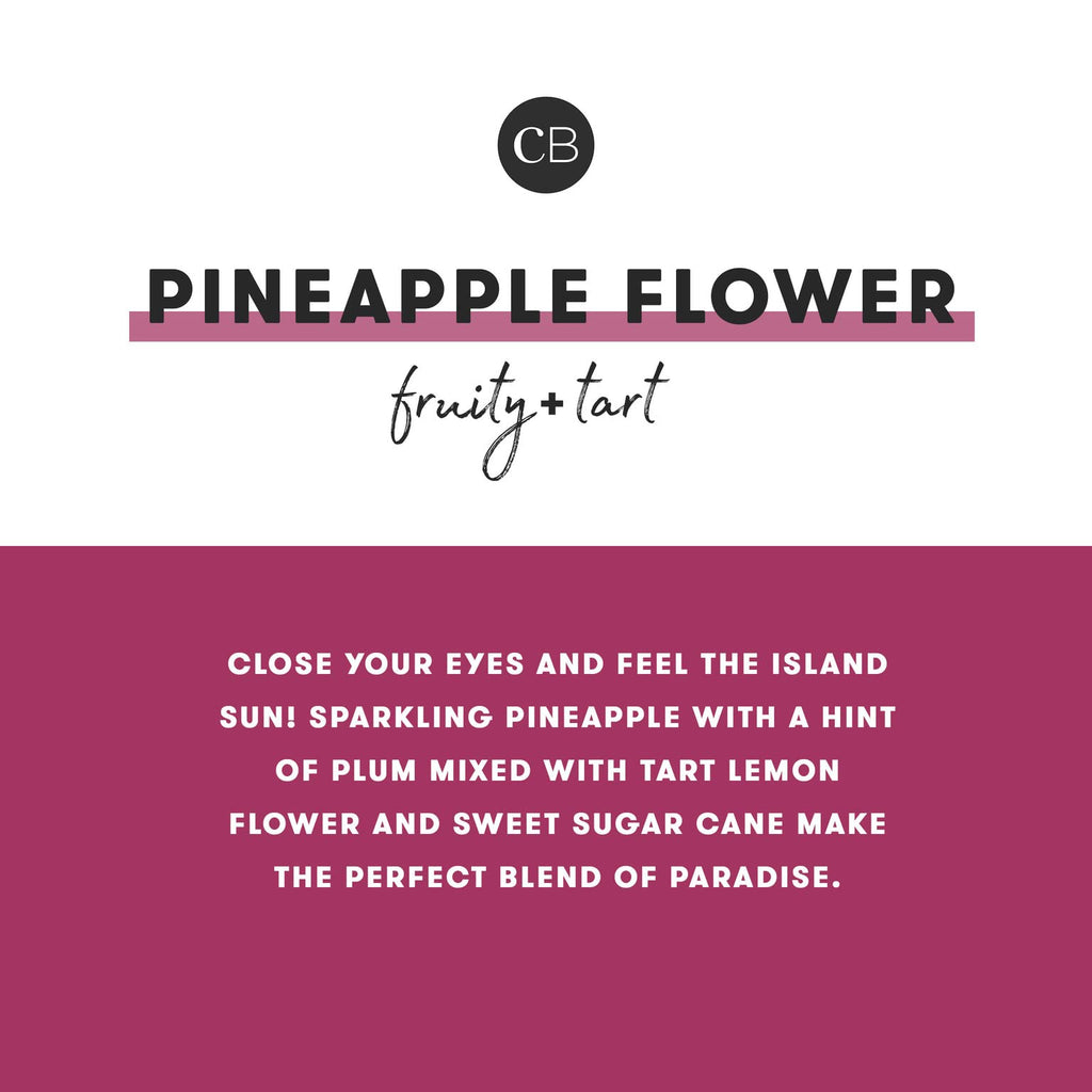 Capri Blue Pineapple Flower Scented Candle | Pattern Play 19 oz Jar | Soy Wax