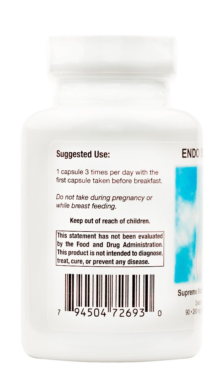 Endo Supreme by Supreme Nutrition - 90 Suma Root Vegetarian Capsules (Pack of 2)