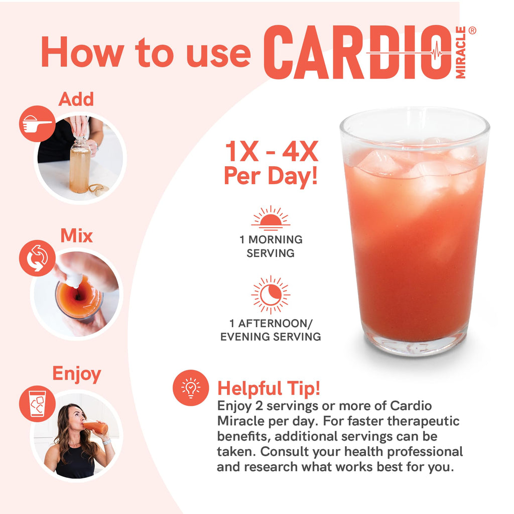 Cardio Miracle Nitric Oxide Supplement – Beet Root Powder with L-Arginine, 30 Servings