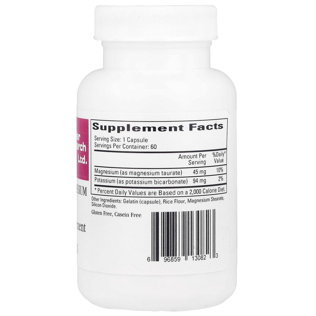 Cardiovascular Research Magnesium-Potassium Taurate 60 Count