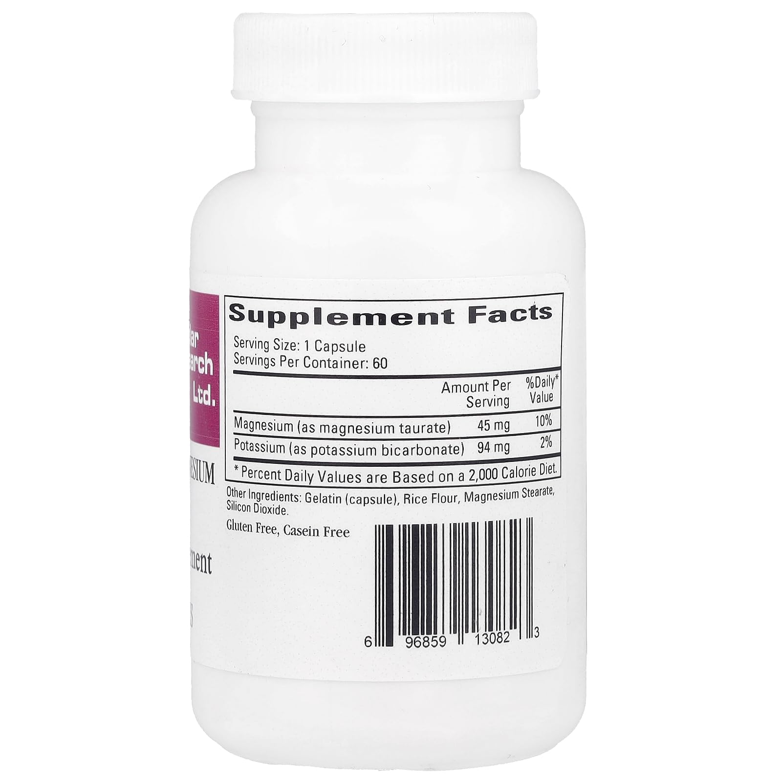 Cardiovascular Research Magnesium-Potassium Taurate 60 Count