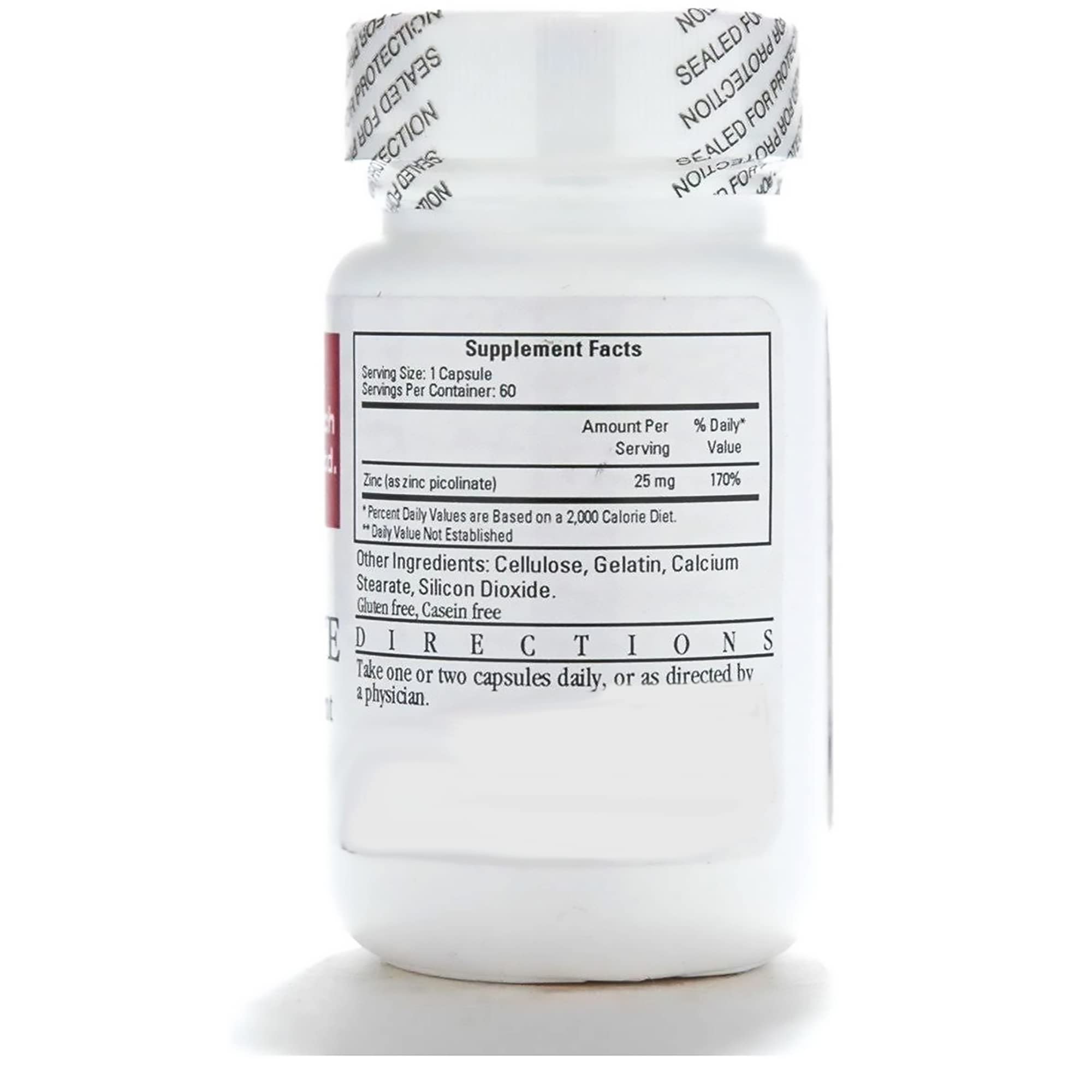 Cardiovascular Research Zinc Picolinate 25 mg – 120 Capsules | Immune System Support | Two Bottle Bundle