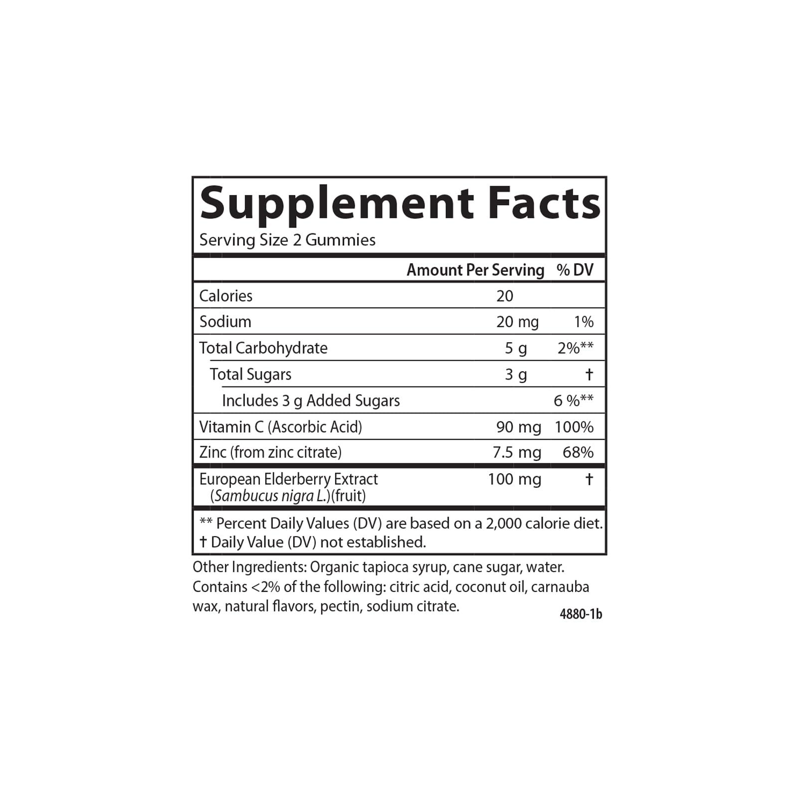 Carlson Black Elderberry Gummies with Vitamin C & Zinc | Immune Support - 60 Gummies
