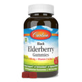 Carlson Black Elderberry Gummies with Vitamin C & Zinc | Immune Support | 120 Gummies