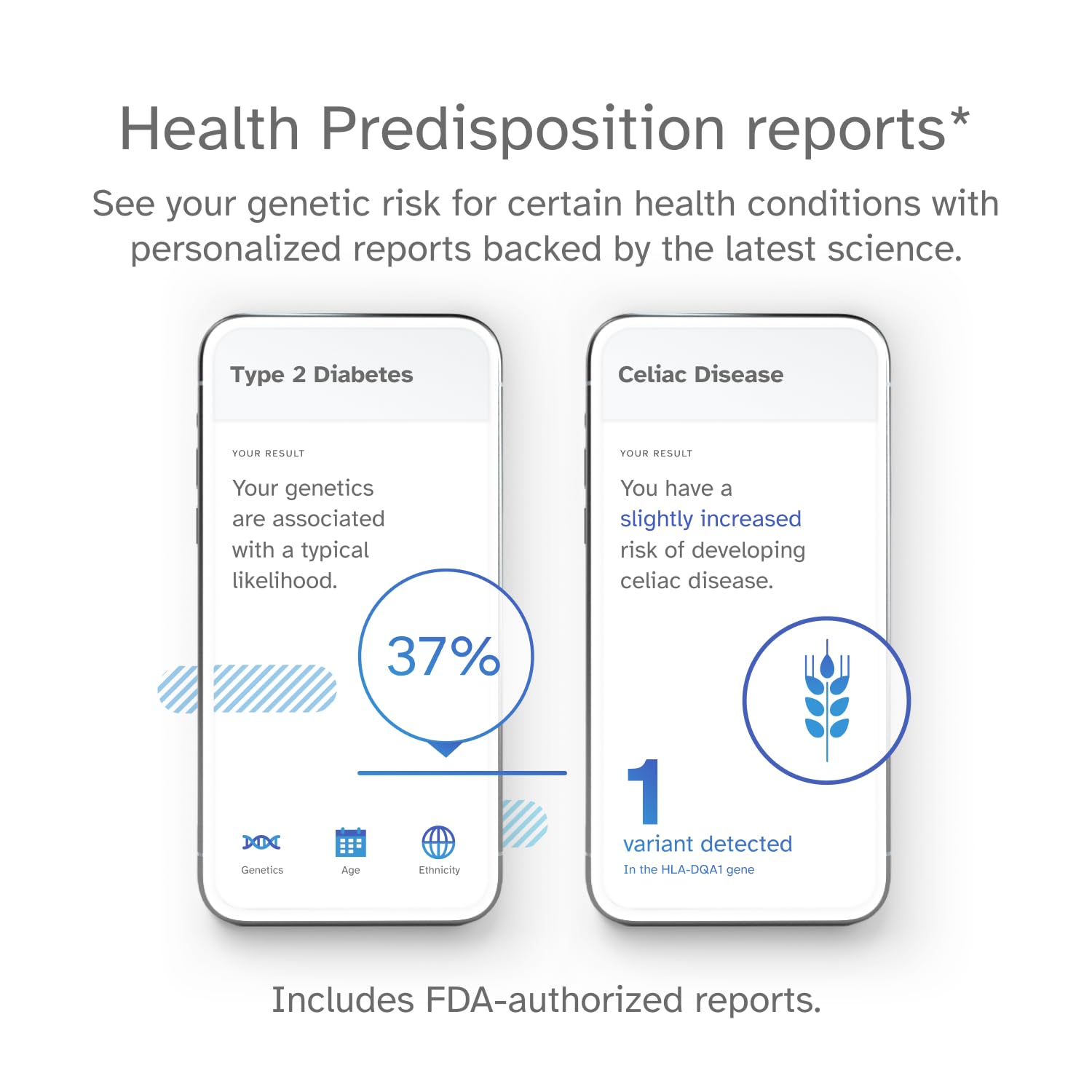 23andMe Health + Ancestry Service – Personal Genetic Test, Health Predispositions, Carrier Status, Wellness & Ancestry Reports