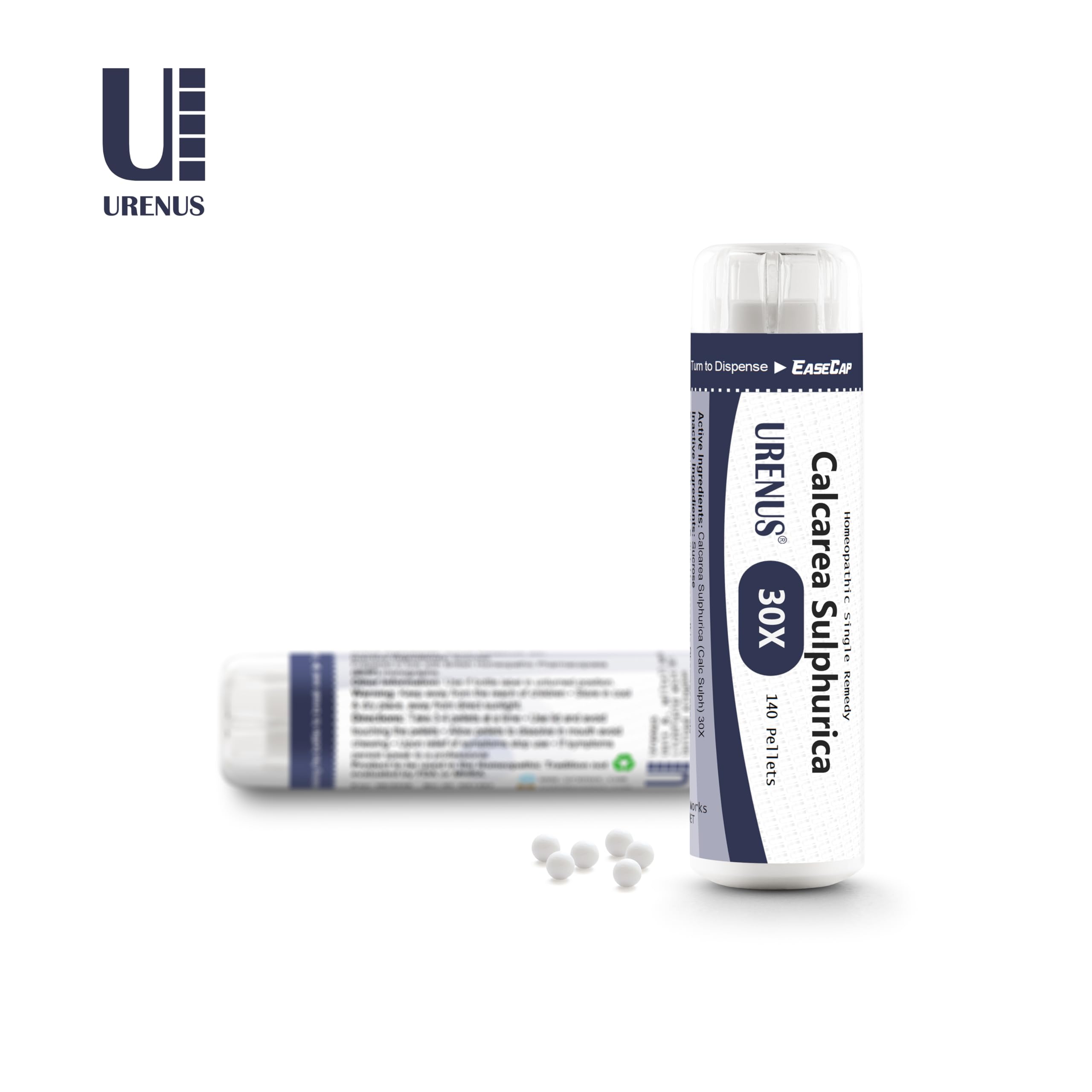 Cell Salt No. 3 Calcarea Sulphurica (Calc Sulph) 30X – 140 Pellets, EaseCap