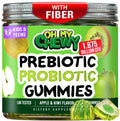 Center-Filled Kids Probiotic Gummies with Prebiotic & Vegan Inulin Fiber | Digestive Support for 3+ | Apple & Kiwi Flavor | 60 Count