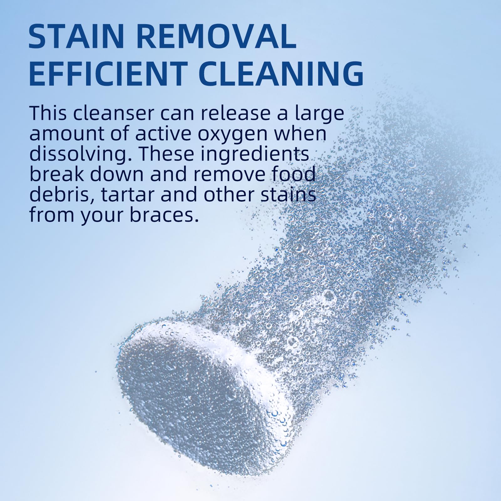 Retainer & Denture Cleaner Kit - 120 Tablets | Mouth Night Guard Case