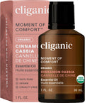 Cliganic Organic Cinnamon Cassia Essential Oil 1oz - USDA Organic, 100% Pure