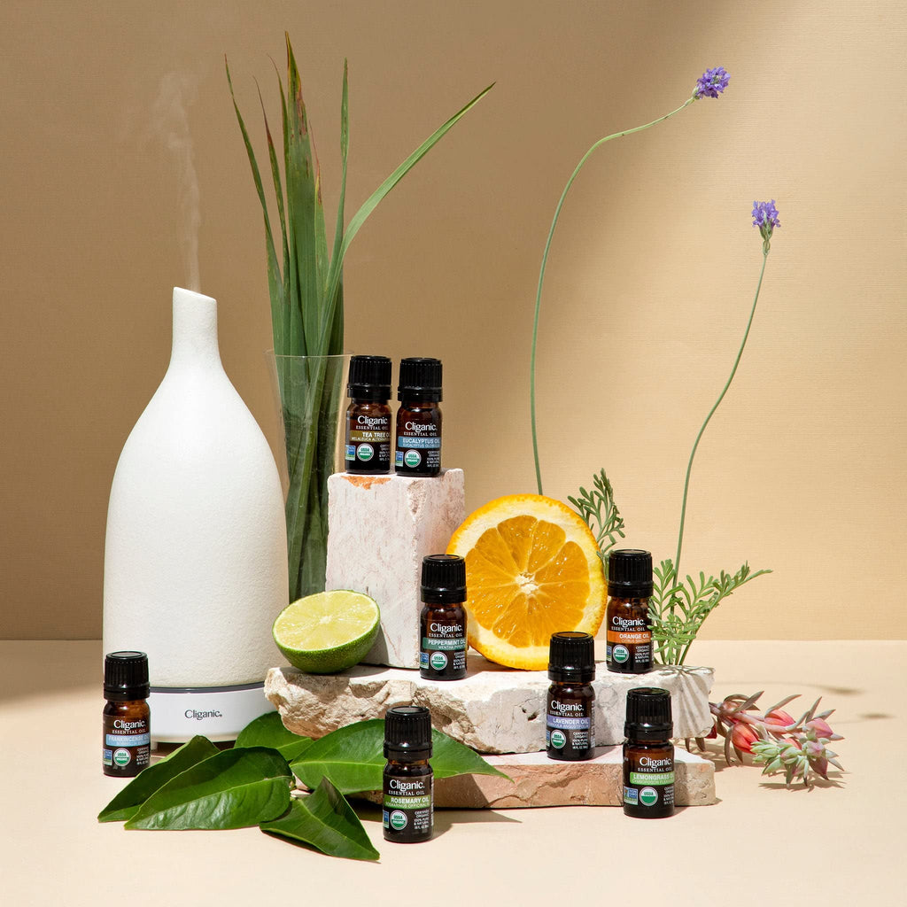 Cliganic Organic Clary Sage Essential Oil — 100% Pure, Non-GMO