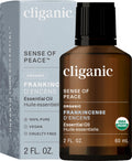 Cliganic Organic Frankincense Essential Oil – 100% Pure, Non-GMO, for Aromatherapy Diffuser (Packaging May Vary)