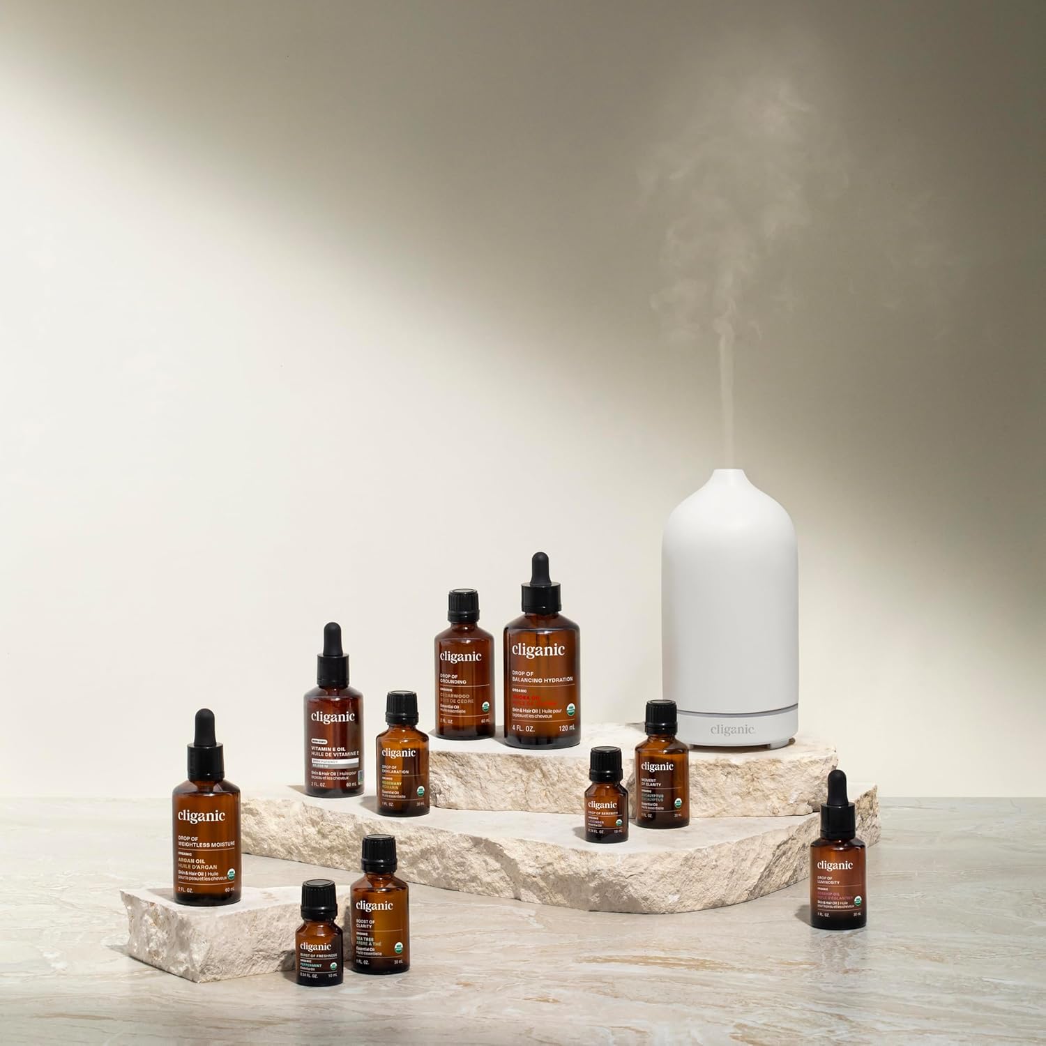 Cliganic Organic Patchouli Essential Oil - 100% Pure, Undiluted for Aromatherapy Diffuser | Non-GMO Verified