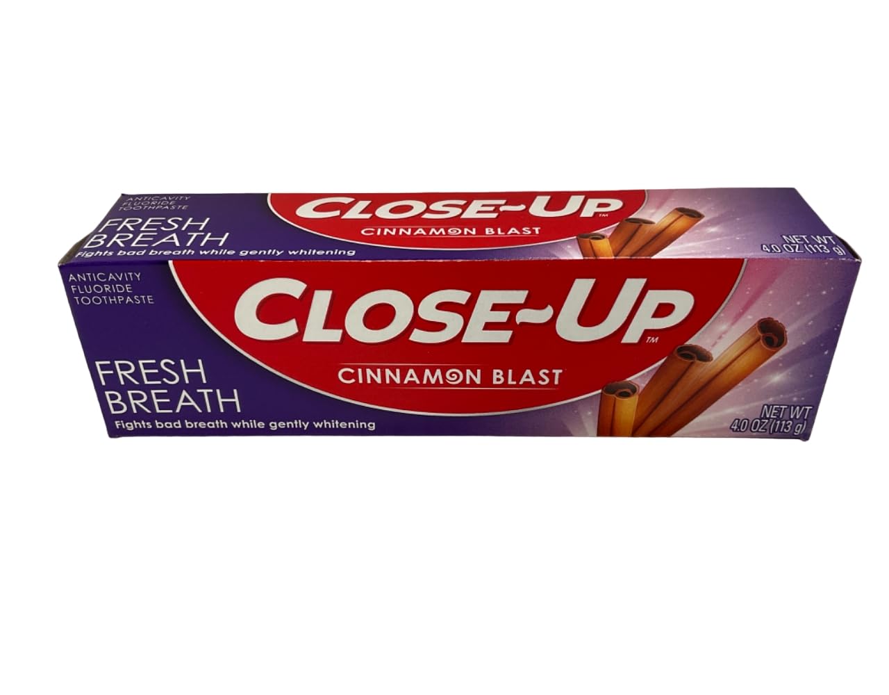 Close-Up Fluoride Toothpaste – Freshening Red Gel, 4 oz (Pack of 12)