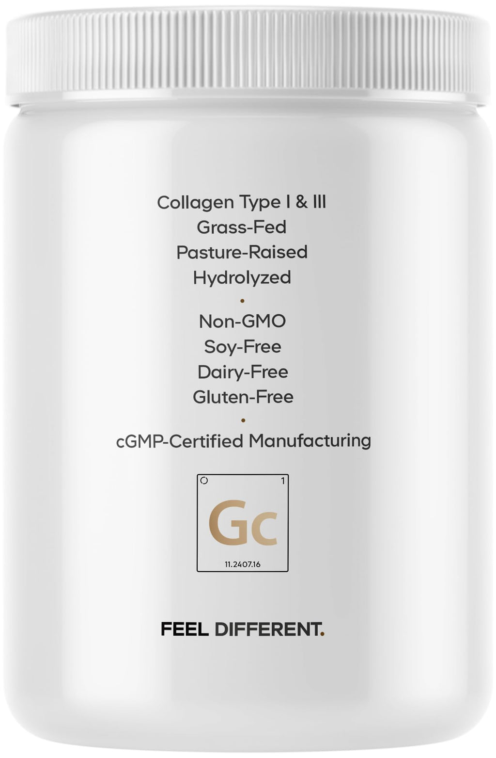 Codeage GLP-1 Collagen Powder – Nextida GC, Hydrolyzed Type I & III, Grass-Fed, Unflavored – 10.58 oz