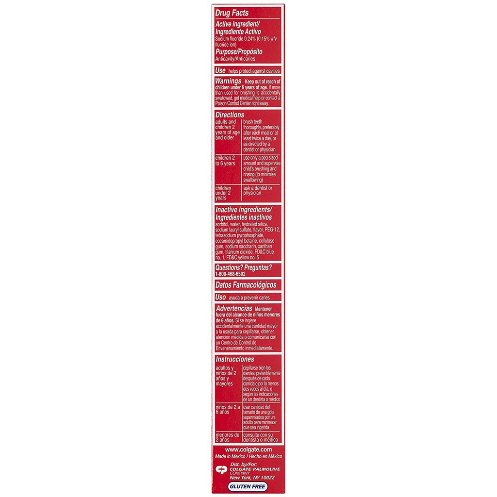 Colgate Triple Action Travel Toothpaste Mint 2.5 oz (6 Pack) – TSA Approved