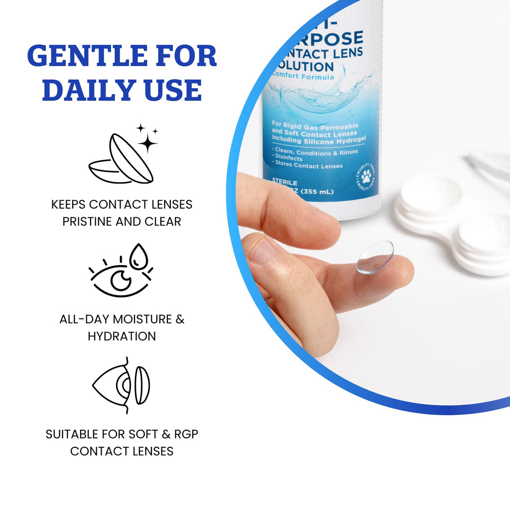 Cruelty-Free Contact Lens Solution 12oz – Clear Conscience (3 Pack)