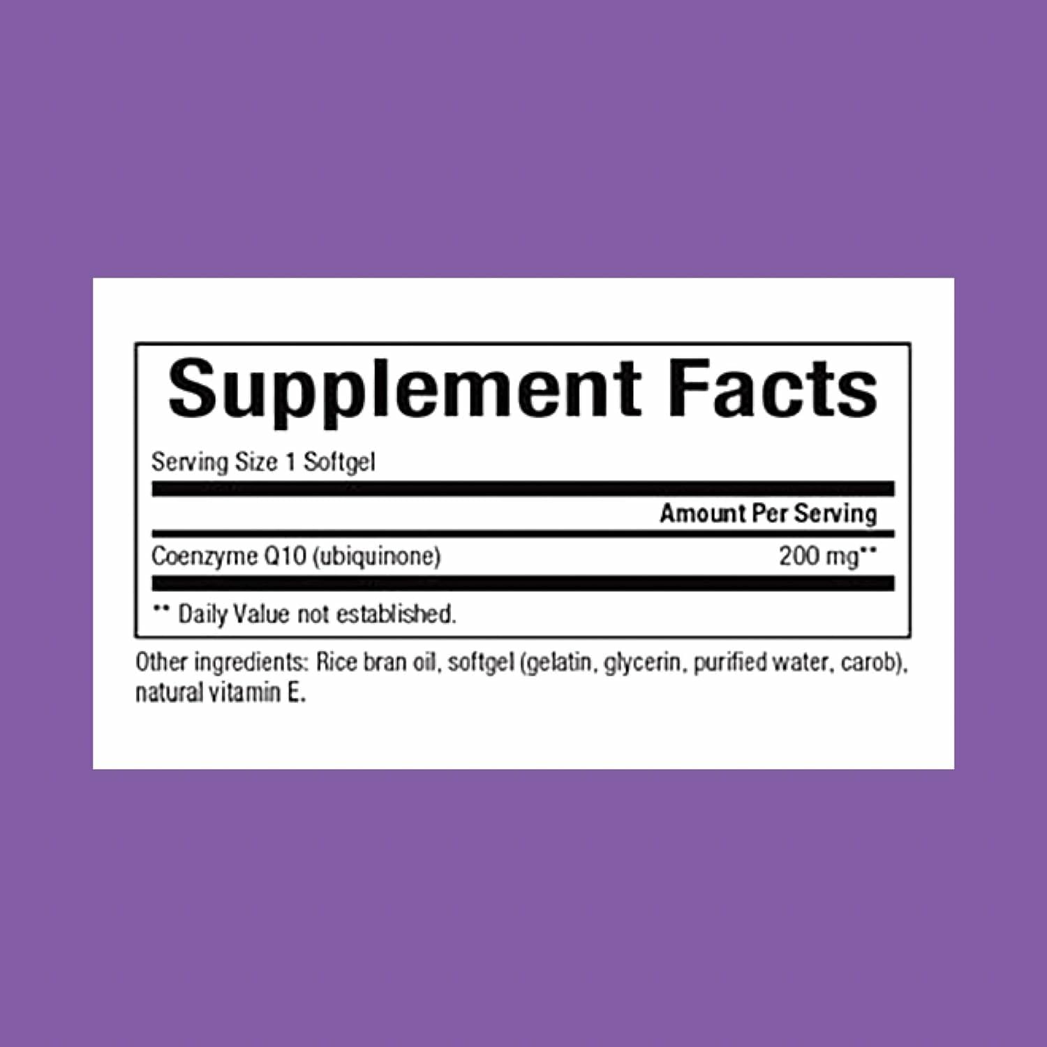 Natural Factors CoQ10 200 mg - Antioxidant Support for Energy & Heart Health | 60 Softgels