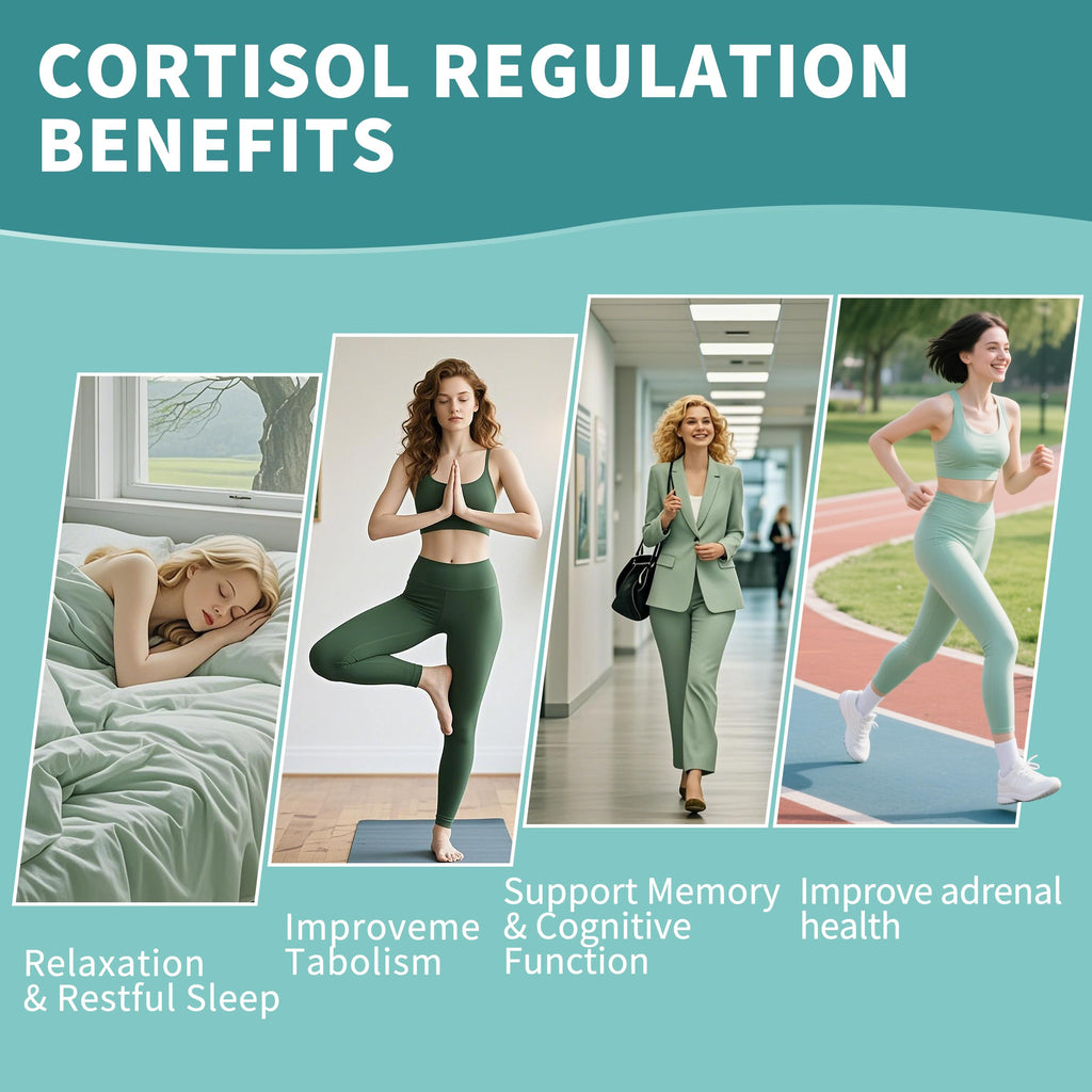 Cortisol Gummies for Women – Hormone Balance & Stress Support | 60 Vegan Gummies