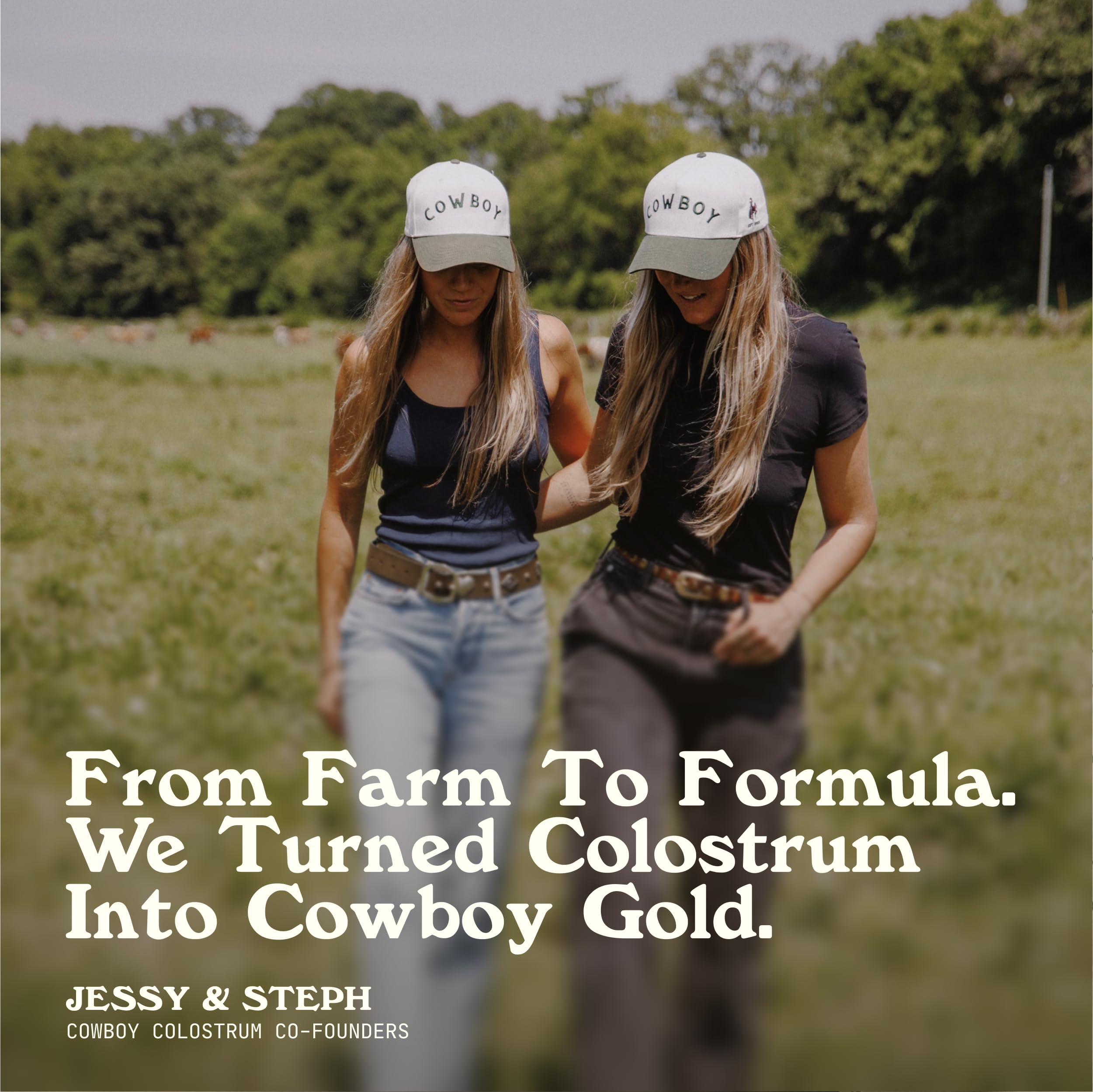 Cowboy Colostrum Powder – First Day Milking, Grass-Fed Bovine Colostrum, Unflavored, 40 Servings