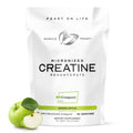 Muscle Feast Creapure – Micronized Creatine Monohydrate Powder (Green Apple, 250g) | Easy Mix, Gluten-Free, Vegan Pre/Post-Workout