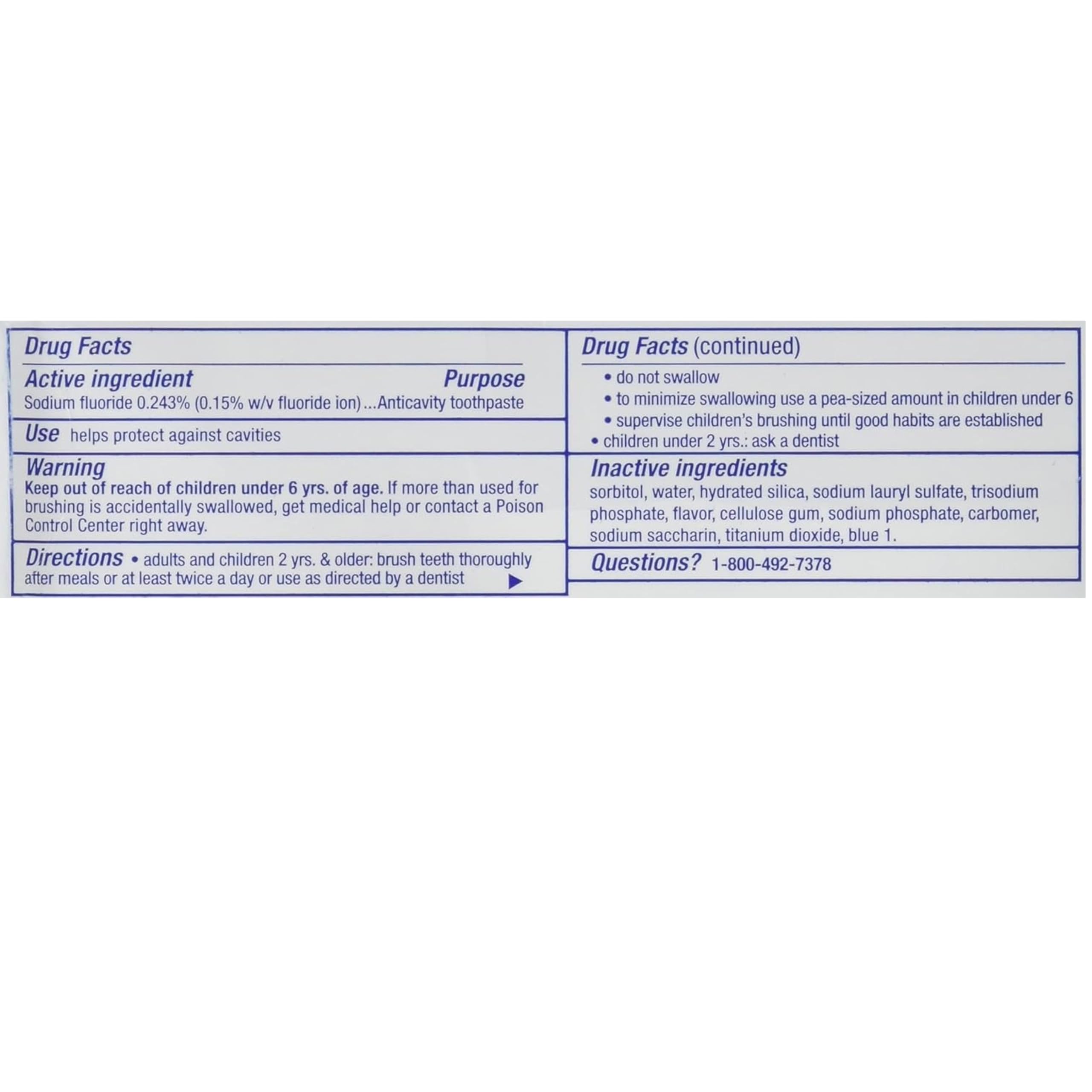 Crest Cavity Protection Toothpaste, Regular 8.2 oz (Pack of 2)