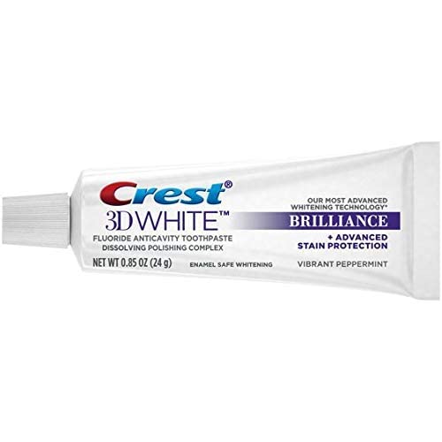 Crest 3D White Brilliance Toothpaste – Vibrant Peppermint (Travel Size) Pack of 12