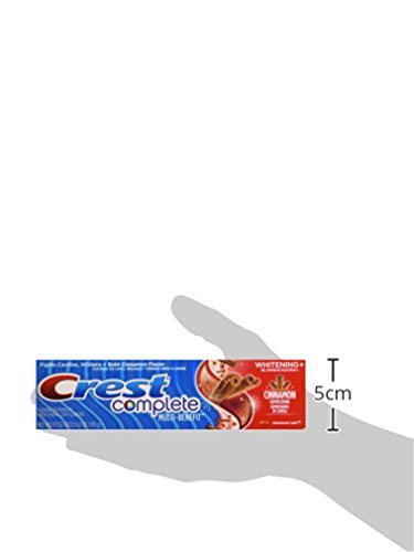 Crest Complete Cinnamon Rush Toothpaste 5.4 oz (3 Pack) - Whitening Fluoride