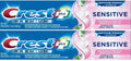 Crest Premium Plus Sensitive Toothpaste – Active Foam Whitening, Mint, 7oz (Pack of 2)