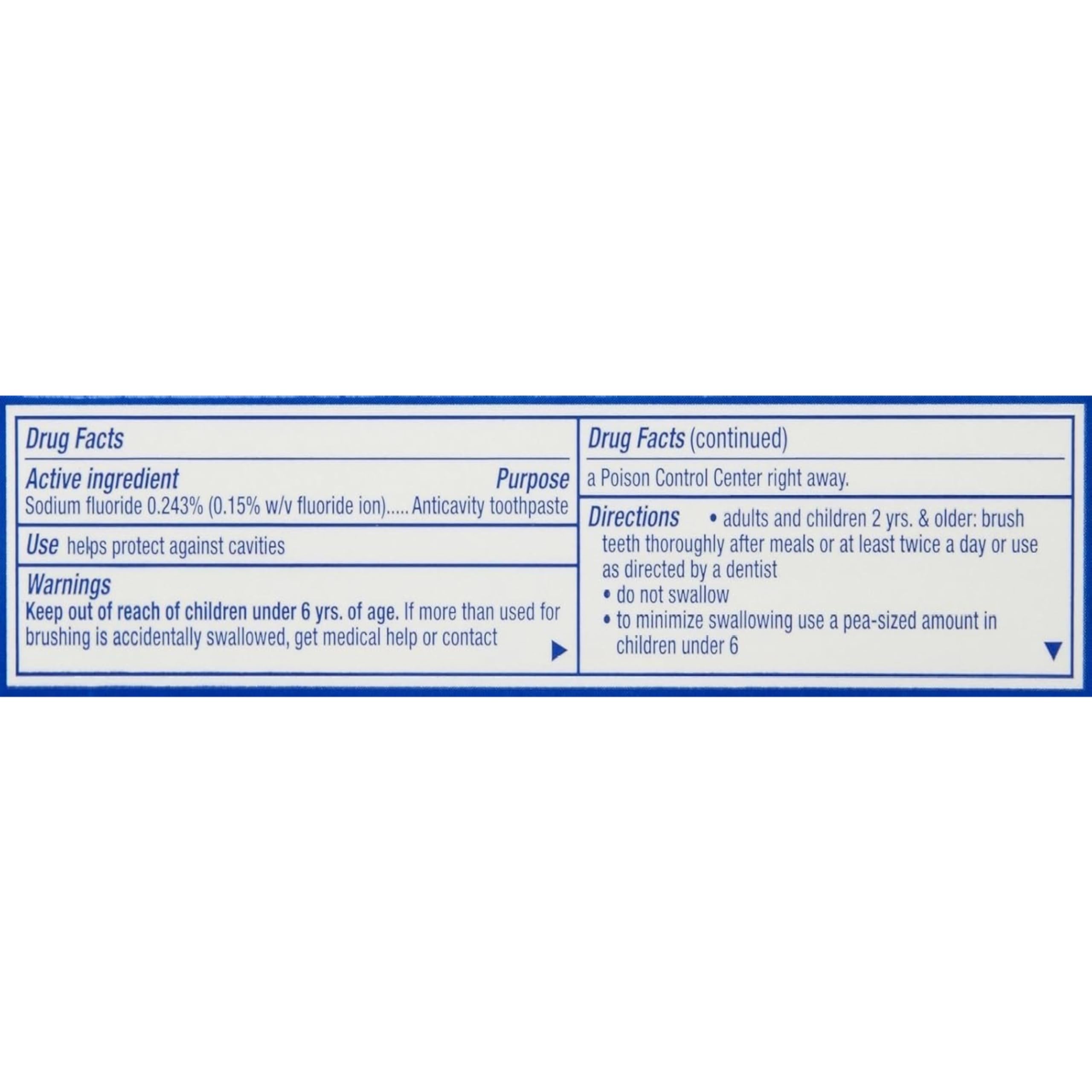 Crest Cavity Protection Toothpaste – Travel Size 0.85 oz (24 g) – Pack of 6