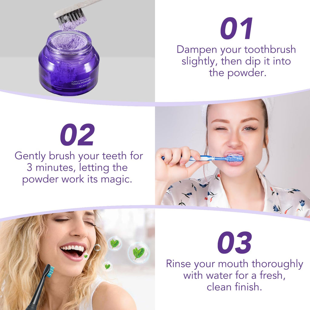 Teeth Whitening Powder – Enamel-Safe Brightening with PAP (Peroxide-Free)