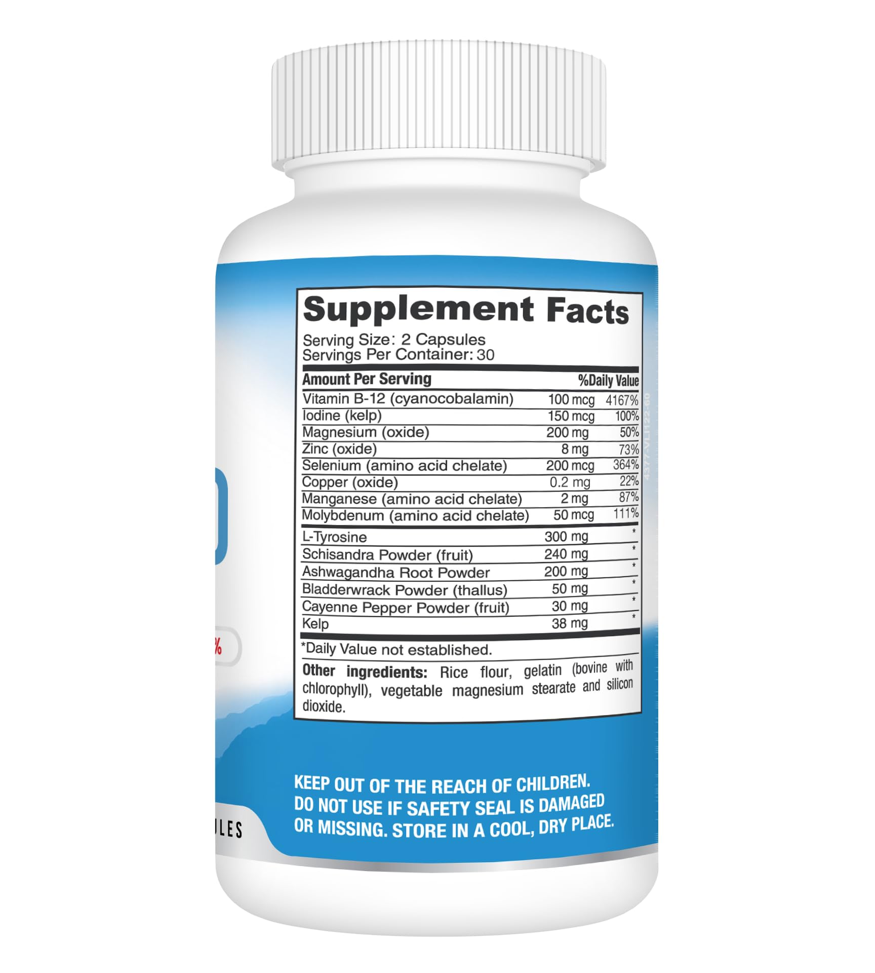 Best Earth Naturals Thyroid Support – 60 Capsules, Pack of 2