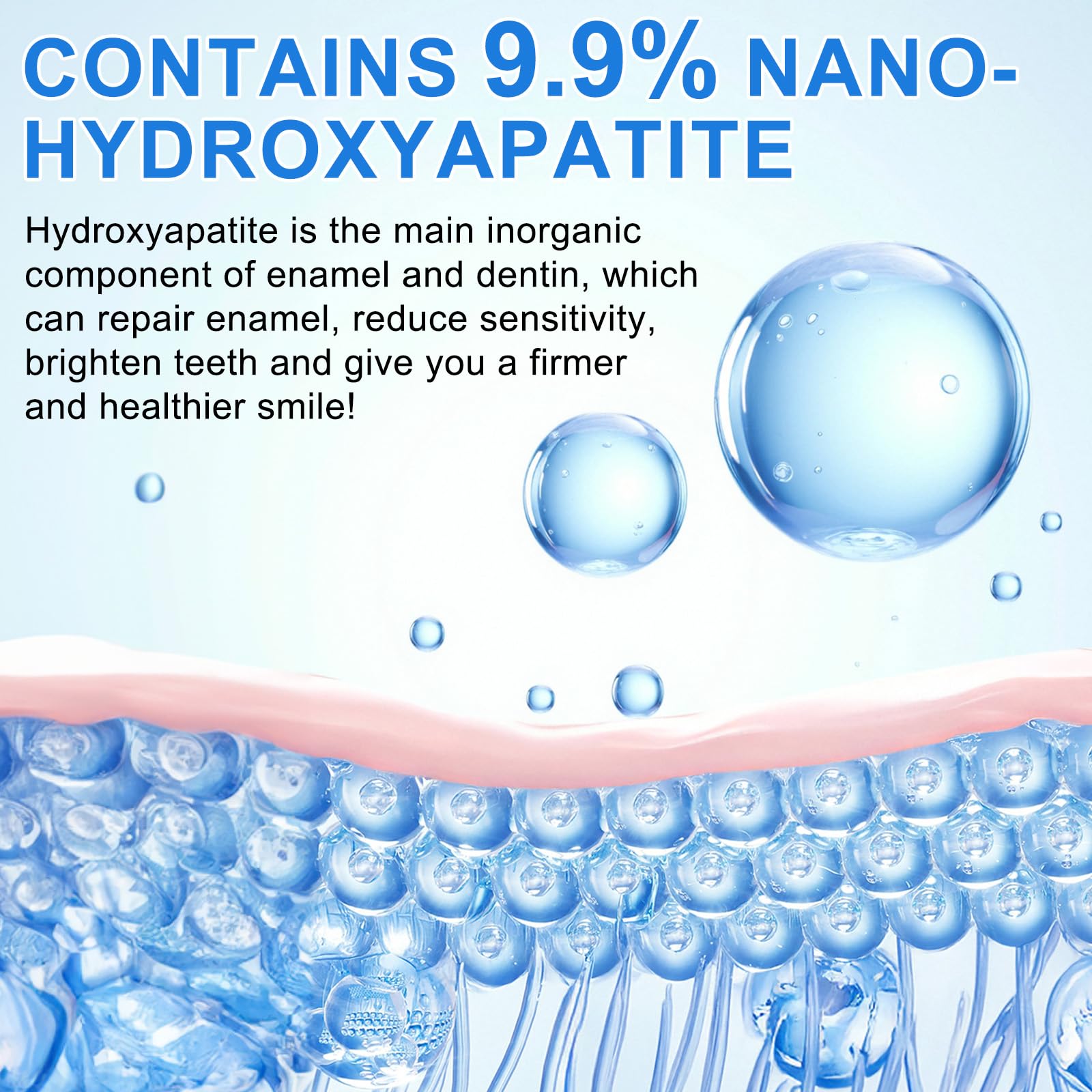 9.9% Hydroxyapatite Toothpaste – Enamel Protection & Strengthening (2PC) – Gentle Mint