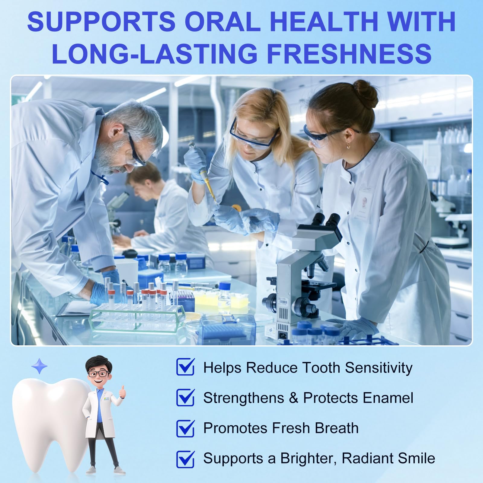 7.5% Hydroxyapatite Toothpaste (Fluoride Free) – Natural Nano HA for Sensitive Teeth, Enamel Protection & Strengthening