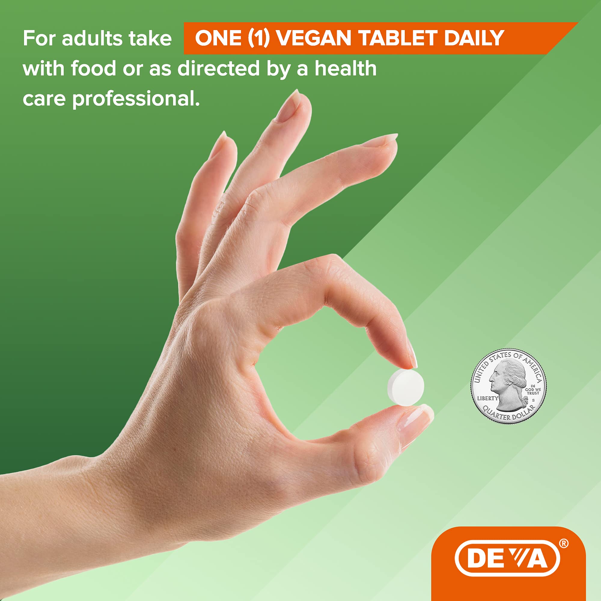 DEVA Nutrition Vegan Hyaluronic Acid 100 mg – Non-GMO & Non-Hemolytic – 90 Tablets