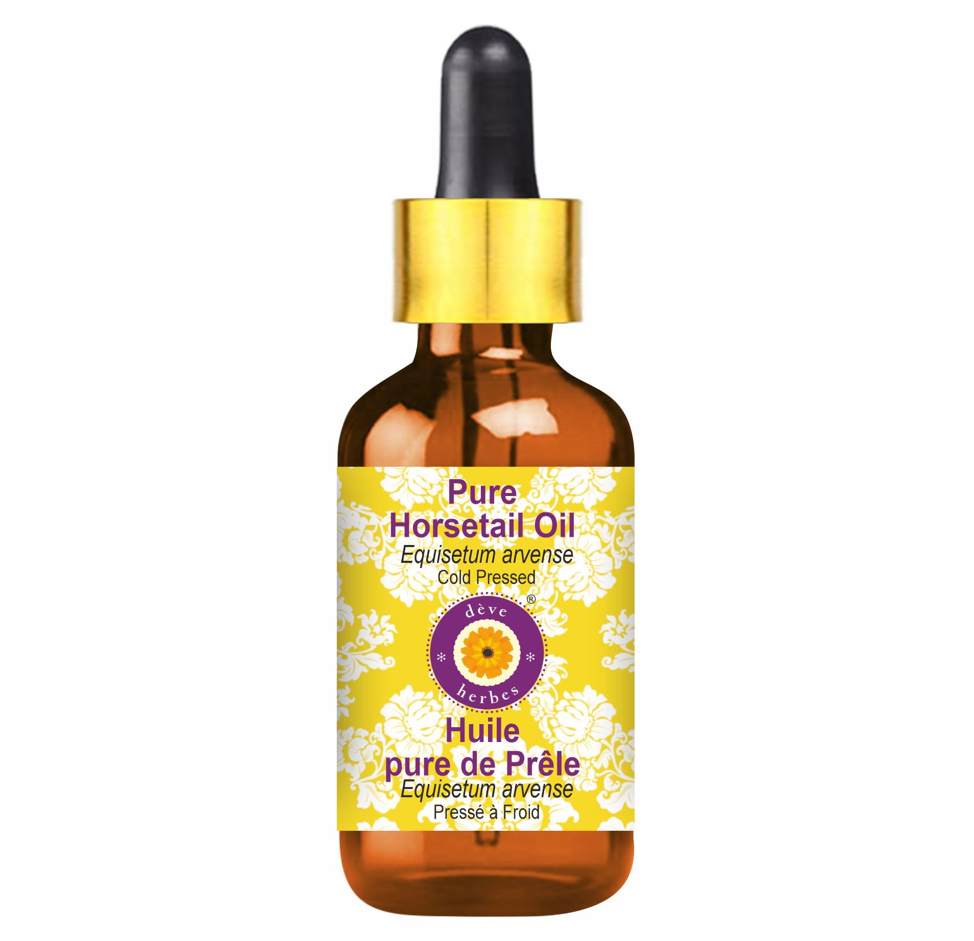 Deve Herbes Horsetail Oil (5ml) – Cold Pressed, Pure Equisetum arvense