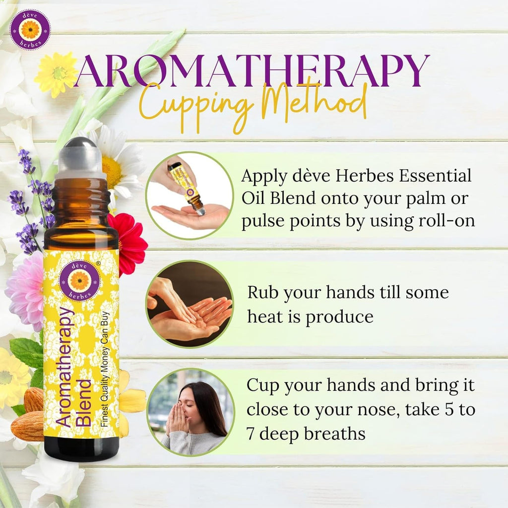 Shield & Shine - Aromatherapy Essential Oil Blend (Holy Basil, Peppermint, Lemongrass, Ginger, Ylang Ylang & Oregano) 10ml Roll-On | Deve Herbes