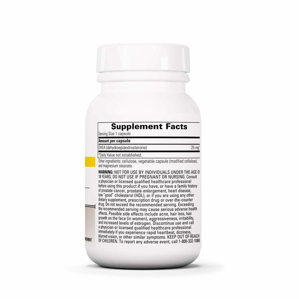 Integrative Therapeutics DHEA-25 - 60 Capsules - Vegan, Gluten-Free & Dairy-Free