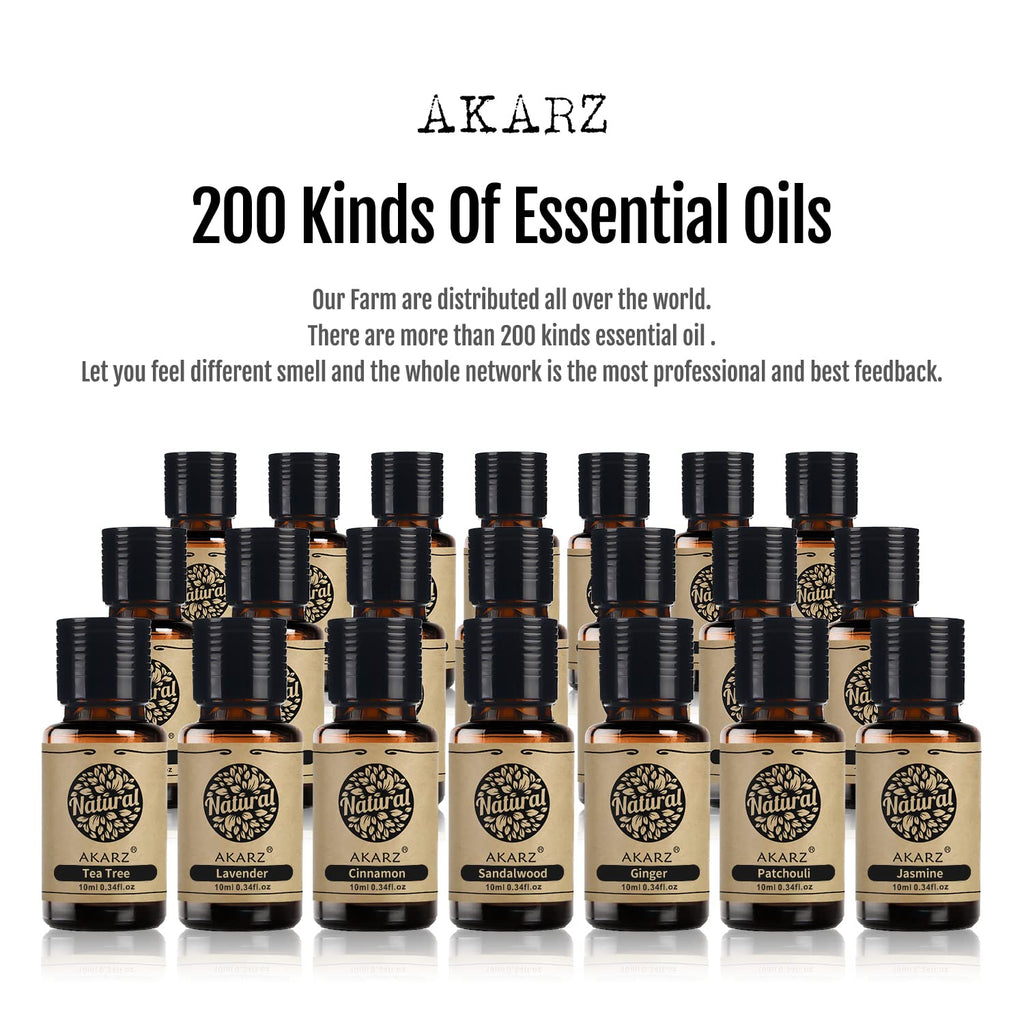 AKARZ Orris Essential Oil - Pure Orris Root Oil 10ml for Skin & Body