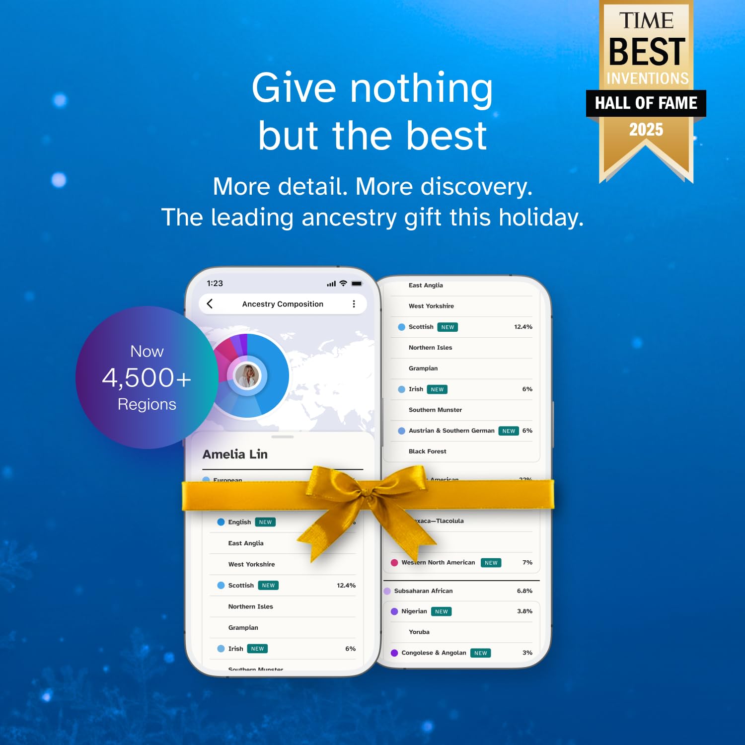 23andMe Health + Ancestry Service – Personal Genetic Test, Health Predispositions, Carrier Status, Wellness & Ancestry Reports