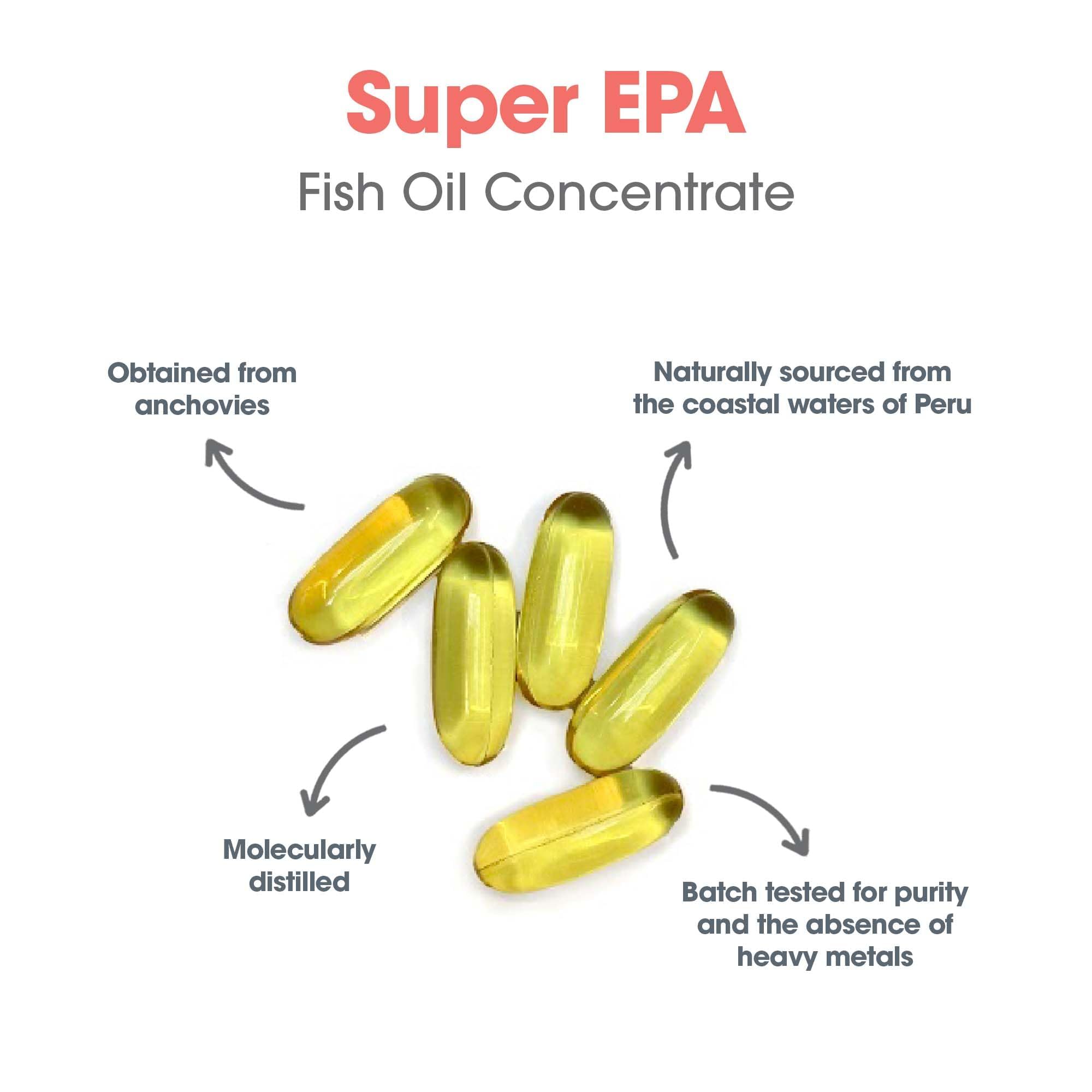 Allergy Research Group Super EPA Omega-3 Fish Oil Softgels 200 Count