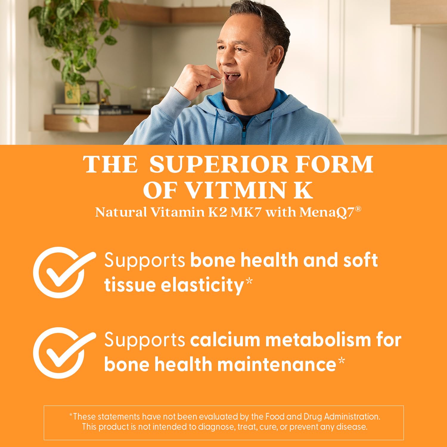 Doctor's Best Vitamin K2 MK-7 with MenaQ7 - 100 mcg, 60 Veggie Capsules