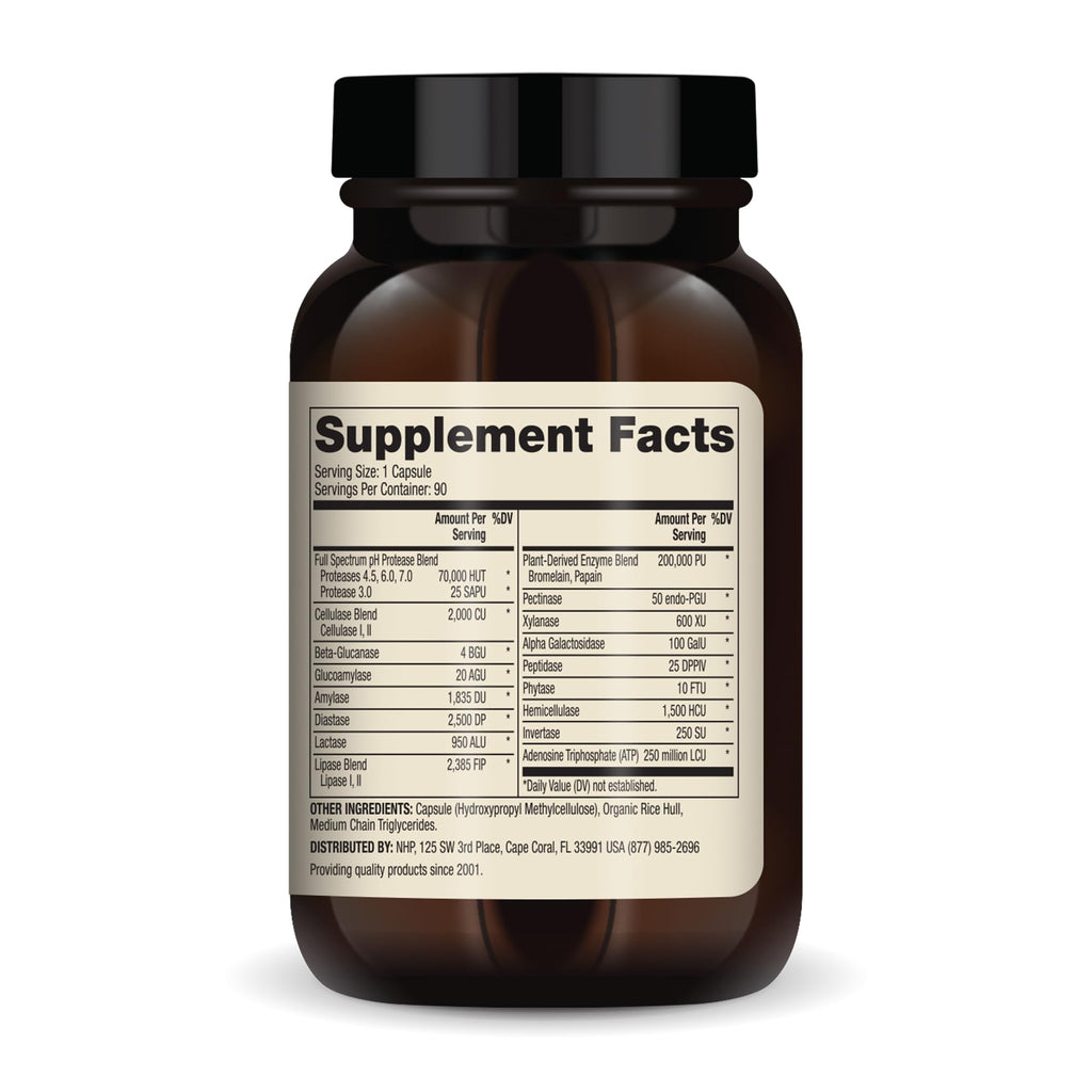 Dr. Mercola Full Spectrum Enzymes – 22 Enzymes | Digestive & Immune Support | Non-GMO, Gluten-Free & Soy-Free | 90 Capsules (3 Pack)